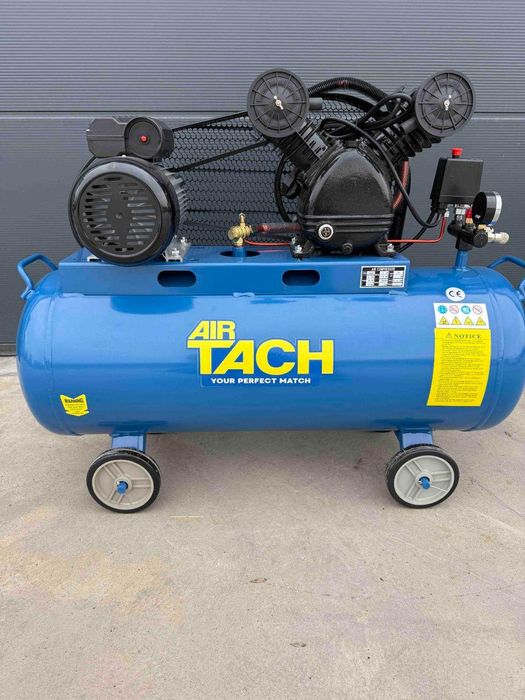 Компресор за въздух 200 литра трифазен, 12бара, 5.5KW, 7,5 hp