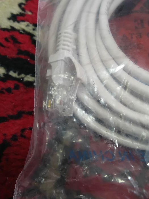 10 метров патчкорд шнур LAN RG45