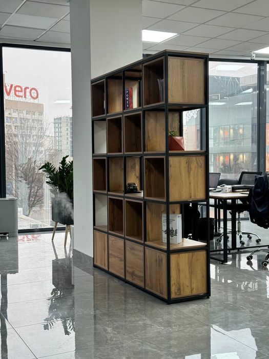 Shkaf, stellaj, mebellar uy va ofis uchun. Samarqand loft mebel