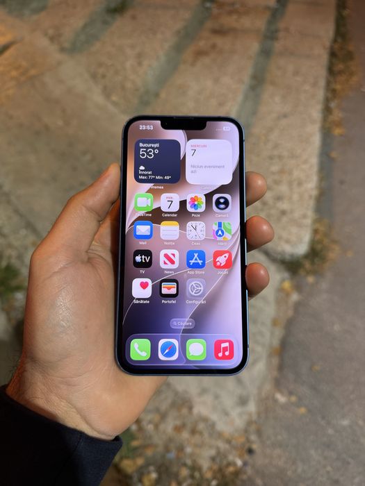 Vand iPhone 13 Blue 128 GB bateria 90%