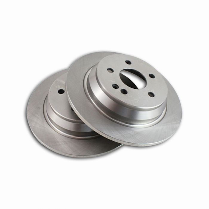 Set disc frana Mercedes Viano (W639) 2003-2014, Vito (W639) 2003-2014, 296,2x10mm, montare: punte spate, plin, OE 6364230012, SRLine