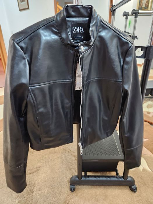 НОВО кожено яке Zara, S размер