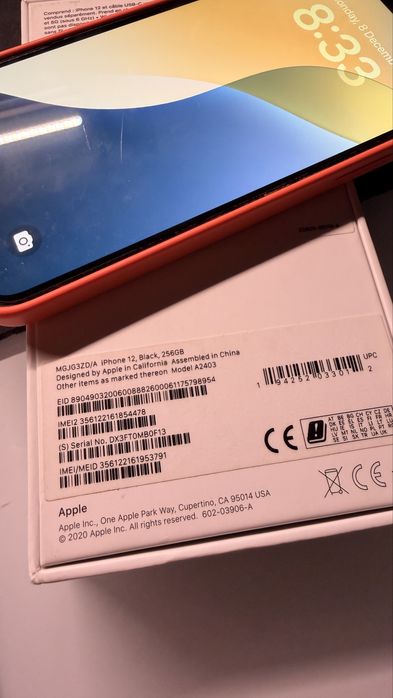 Apple iPhone 12, 256GB, Black