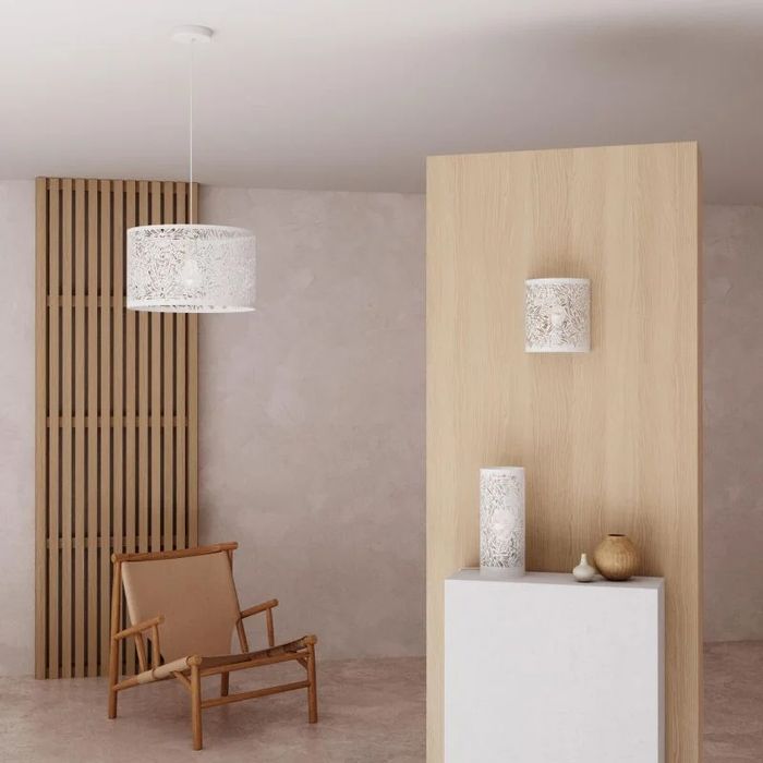 Pendul Frella, 1 x E27, alb