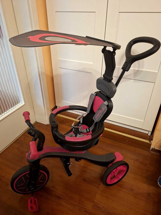 Детска триколка 4 в 1 Globber - Trike Explorer, розова