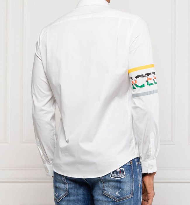 Риза бяла iceberg since 1974 мъжка