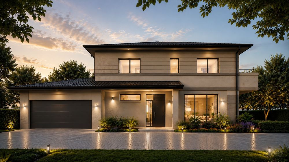 Casa pasiva nZEB individuala Rus Residence Floresti 163mp Teren 445mp