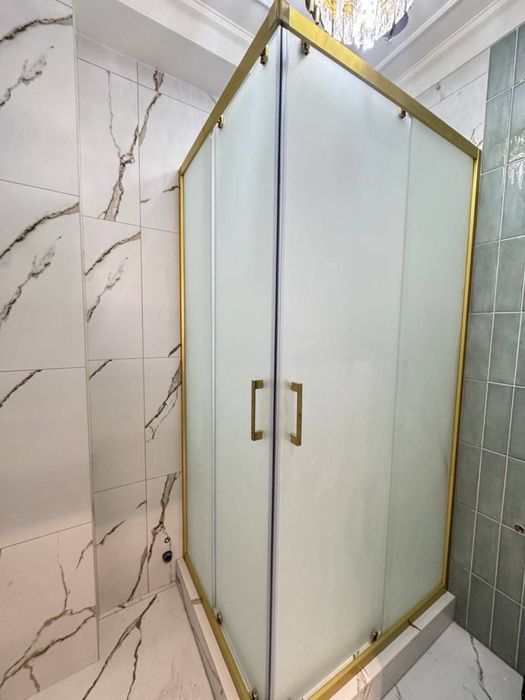 Душевая кабина 10 мм 6 мм, с профилем душ кабина каленное стекло