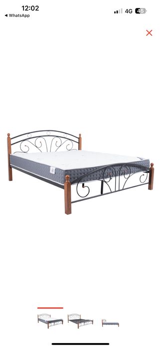 Продам кровать с матрасом