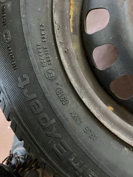 Jante tabla  4x100 14” opel corsa 185/70/14 de vara