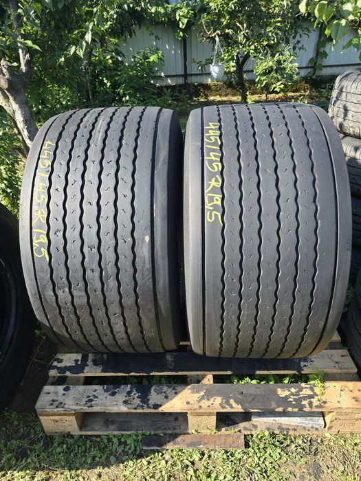 2 Anvelope Semiremorca Michelin 445/45 R19.5  Stare Perfectă.