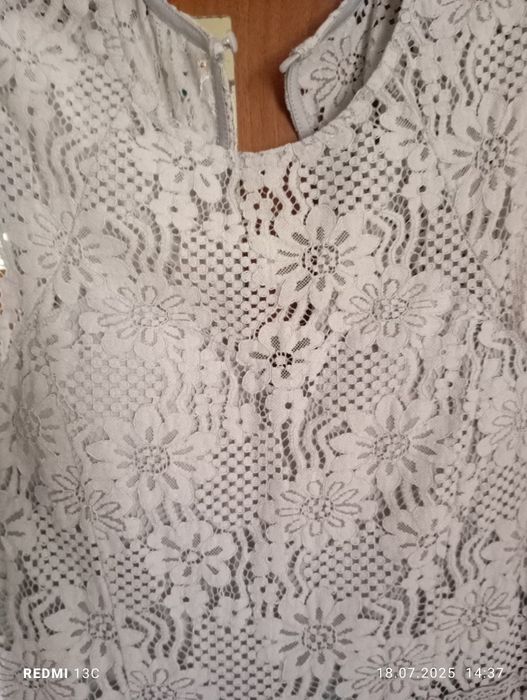 Rochie elegantă dantelă  gri marimea M