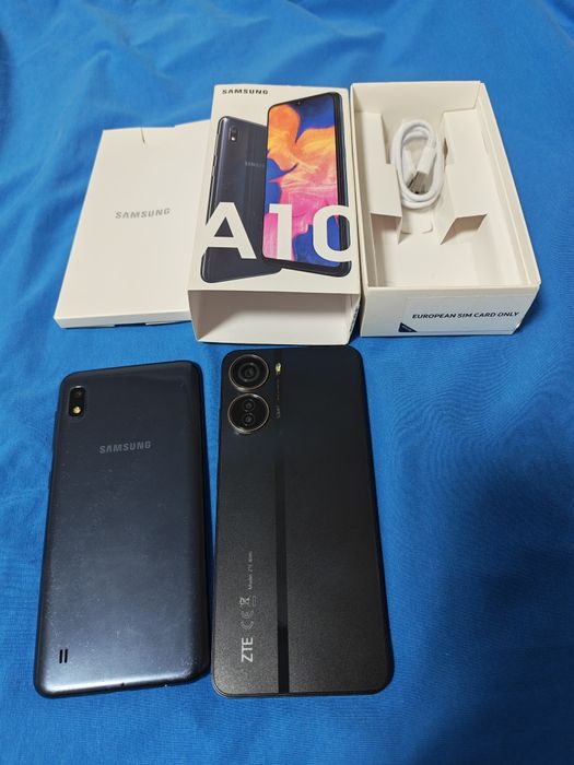 Vând două telefoane Samsung galaxy a10+ZTE BLADE V40 DESIGN
