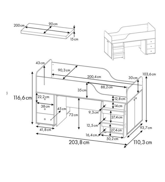 Продам кровать-чердак! Торг!