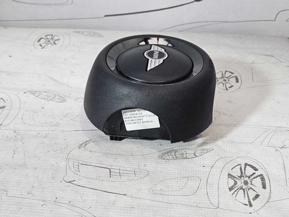 Airbag volan Mini One / Cooper / Coupe R56 / R55 / R57 / R58 / R59 / R60 2006-2014 2011 1.6D 82kW Cod OEM: 6791373-02, 32306791372, 6791372 (5F3)