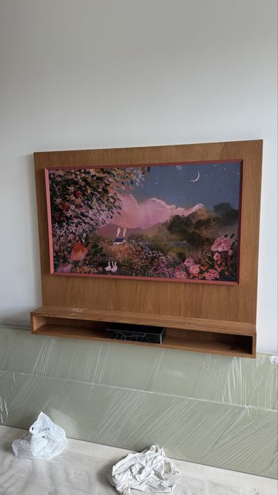 Установка телевизора и кронштейна