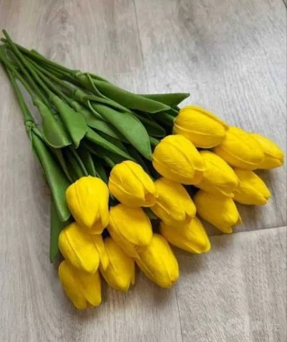 Тюльпаны жёлтые искусственные
