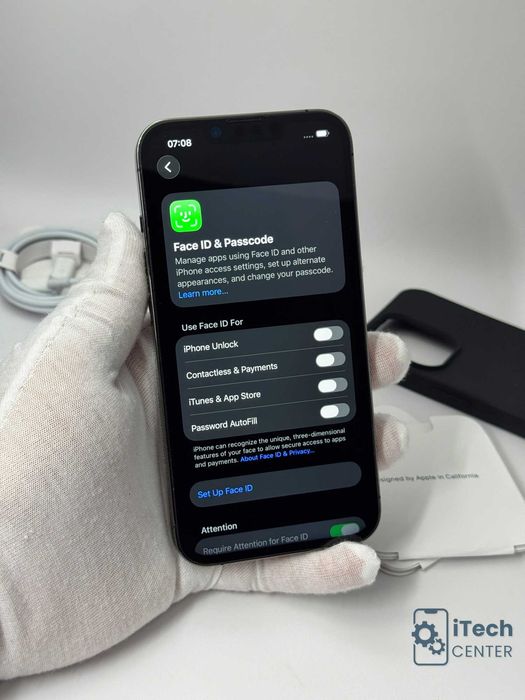 iPhone 13 Pro, 128GB, Graphite, 100% батерия, КАТО НОВ, ГАРАНЦИЯ!