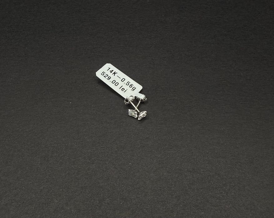 Bijuteria Royal cercei aur 14k 0.56 gr