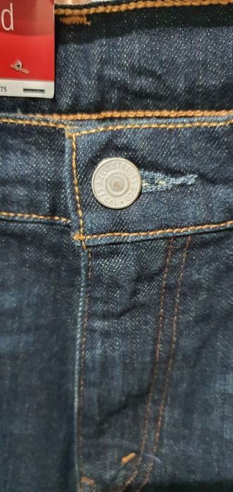 Levi’s 752 Regular W30 L34 – blugi noi cu etichetă, denim albastru
