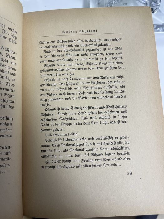Hitler Luptă Pentru Pace in Europa Carte in Germană 1936 Antebelic WW2