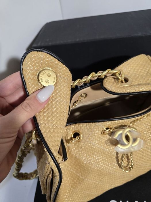 Дамска чанта Chanel Hobo 25S Raffia
