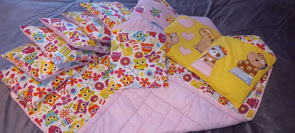 Бортики—подушки,  одеяло детское