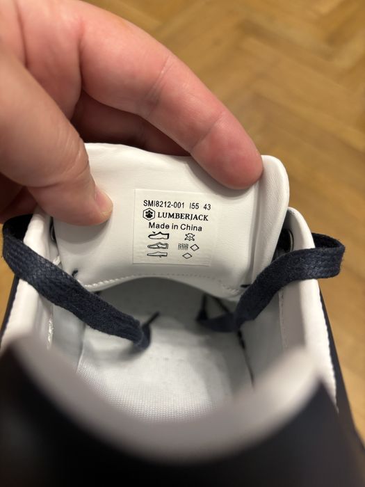 Pantofi sport Lumberjack Five 43 piele bleumarin