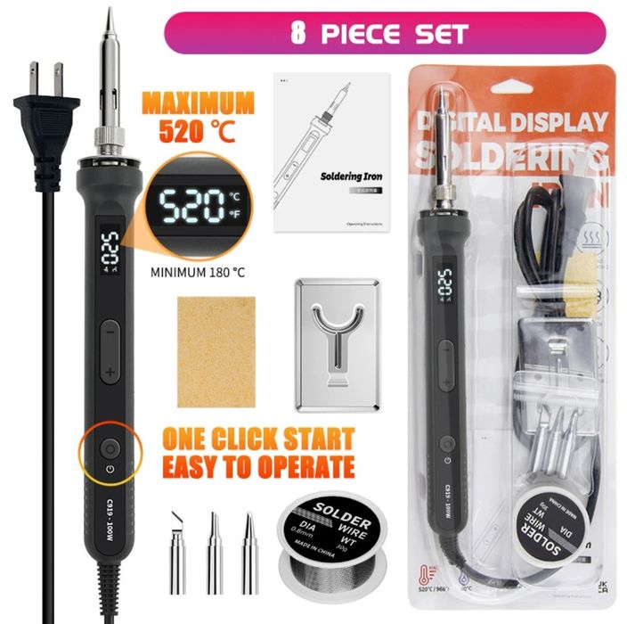 Комплект поялник 100W до 520°С