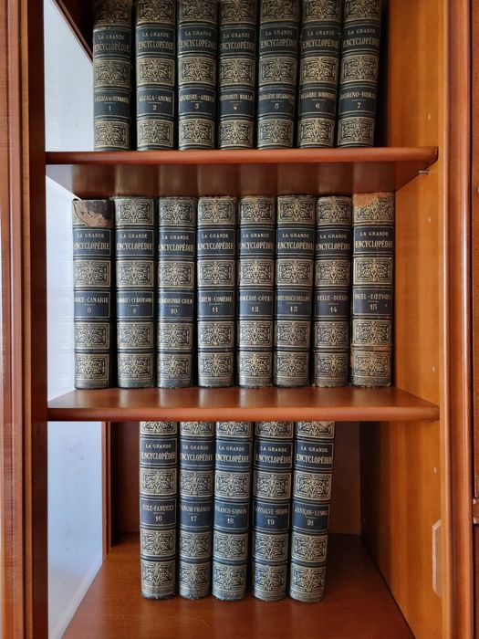 Colectie carte veche" La Grande Encyclopedie" 20 volume anul 1886
