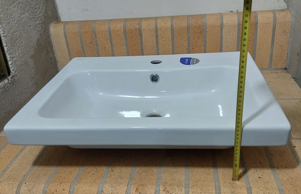 Lavoar pe blat cersanit 60x45