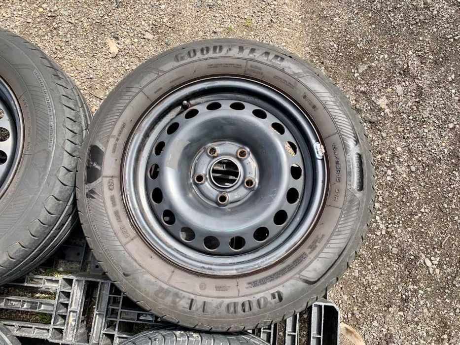 4бр.ДЖАНТИ+ГУМИ 15 5x112-Vw Caddy,Golf 6,Touran,Skoda,Seat,Audi