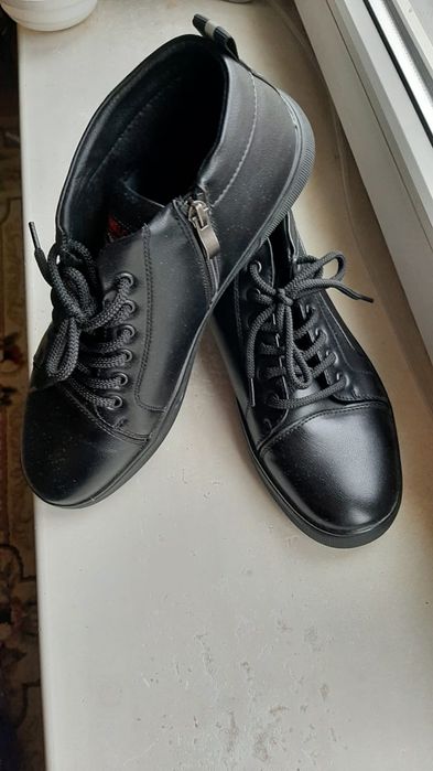 Мужские ботинки кожа