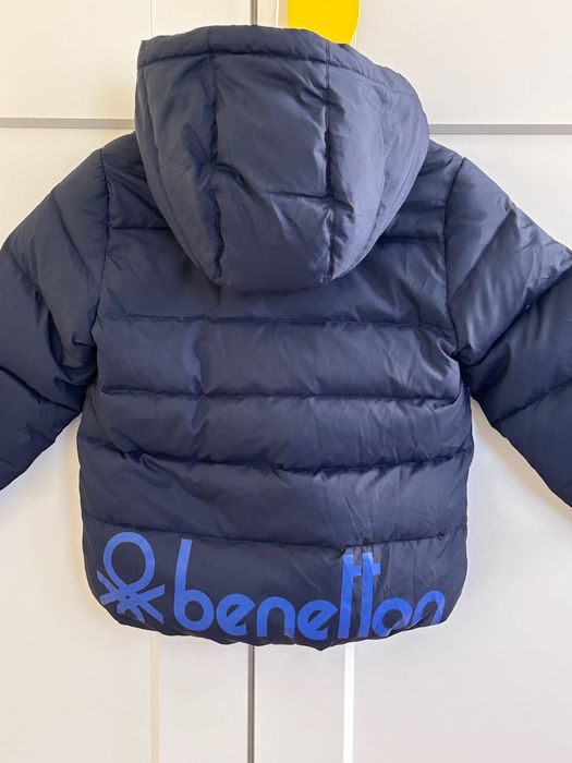 Страхотно топло пухено яке Benetton 4-5години