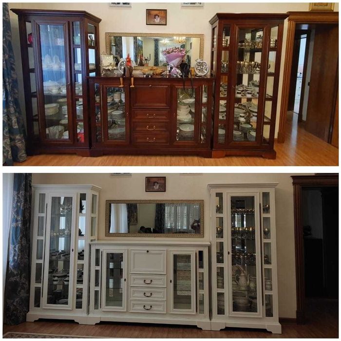 Реставрация кухонной мебели. Караганда