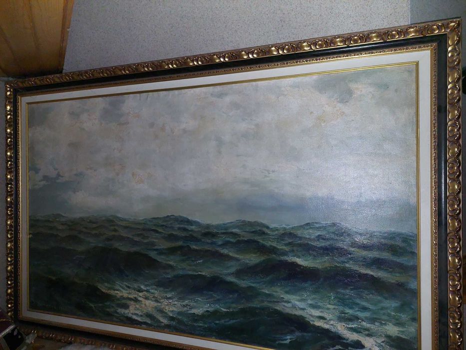 Огромна картина,масло 1943 г.размер178/110-Петър Бояджиев(1907-1963)