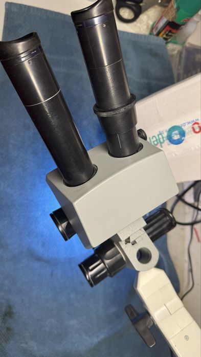 Работен стереомикроскоп зъботехника бижутерия