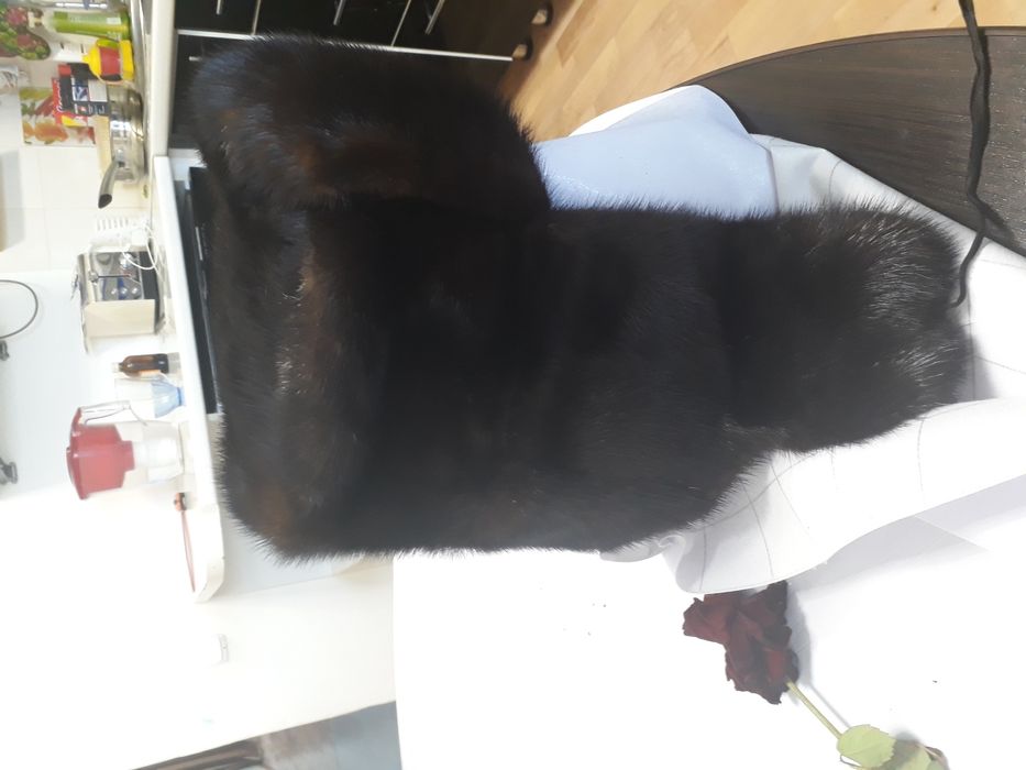 Шапка ушанка норка