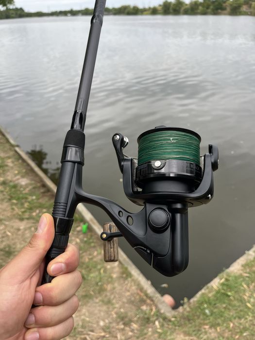 NOU - Lanseta Crap Okuma LS6K + Mulineta Okuma Custom Black 6000