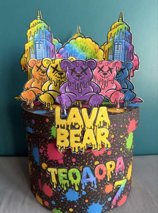 Картонена торта Лава Беар Lava Bear