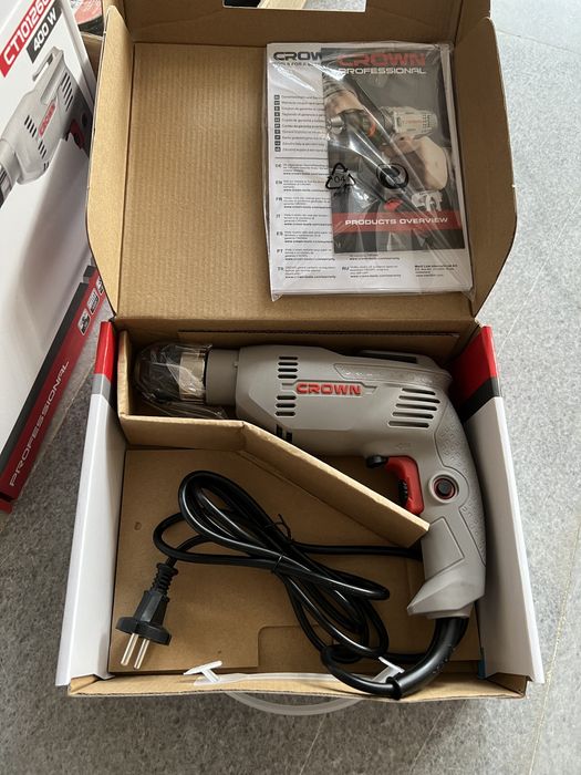 Дрель “crown” 400вт/drel/шруповерт