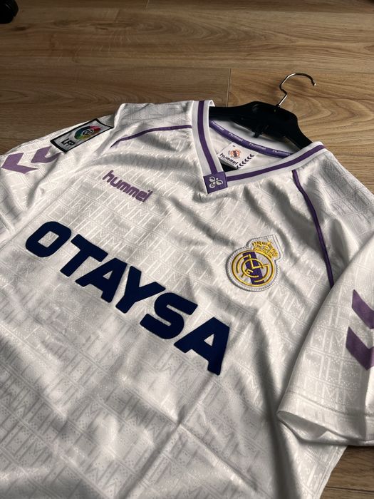 Tricou de fotbal Hummel Real Madrid Hagi 10 pe spate marime M