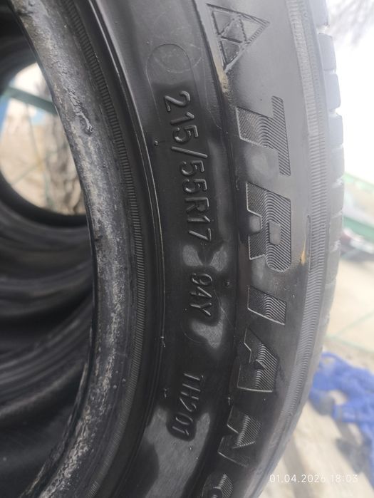 Балон сатылады размері 215/55/17