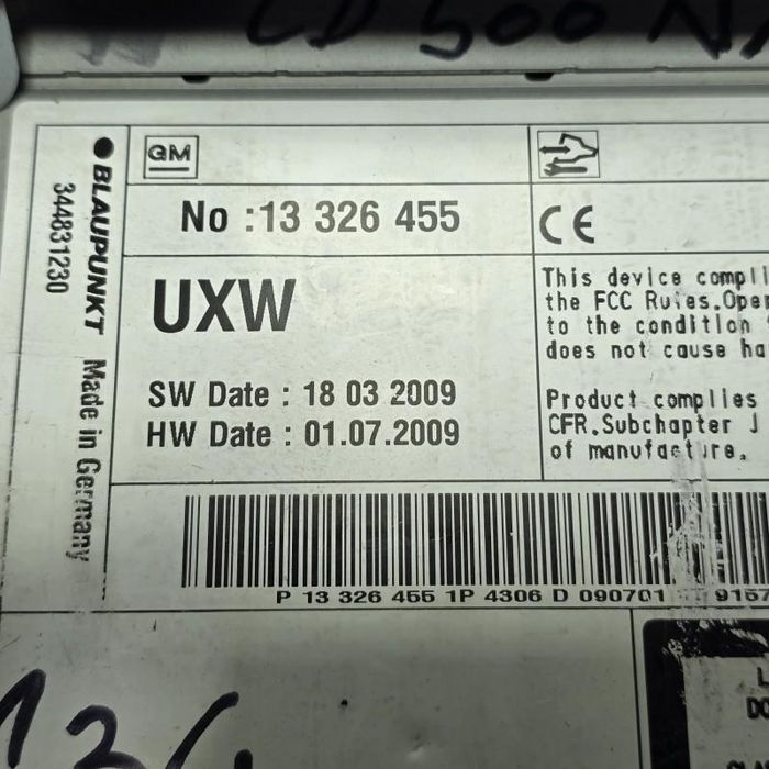 Unitate CD Player auto cu navigatie Opel Insignia A