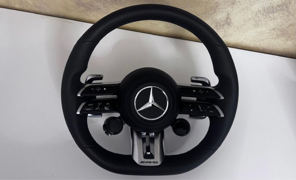Volan Mercedes-Benz AMG Compatibil C/E/S/G/GLE/GLS/AMG GT/SL