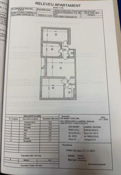Apartament 3 camere in expo parc Pitesti
