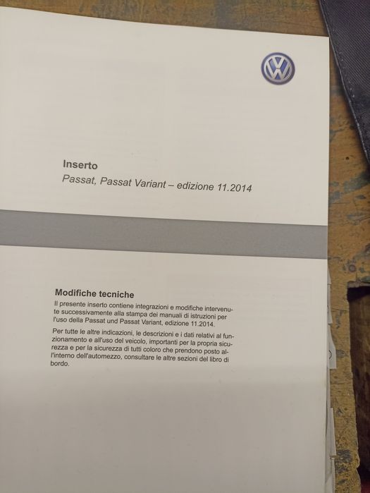 Сервизни документи пасат б 8