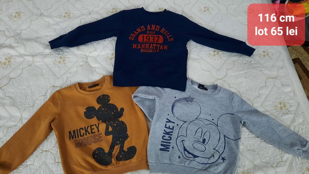 Bluze baieti 116 cm