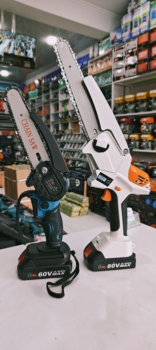 Akkumulyatorli Mini Pila 36V, Daraxt Kesish uchun Mini Zanjirli Arra