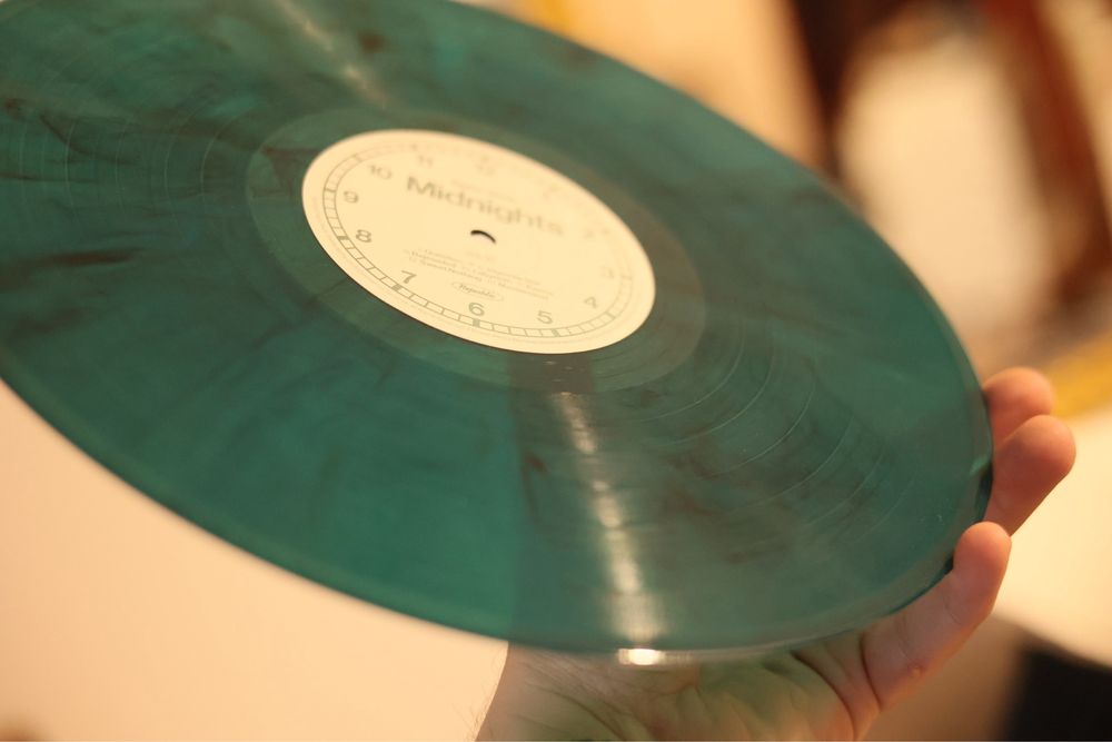 Vinyil vinil taylor swift midnights verde smarald